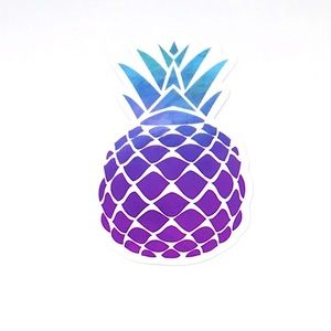 Pineapple Kawaii Cute Single Decor Waterproof Accent Sticker